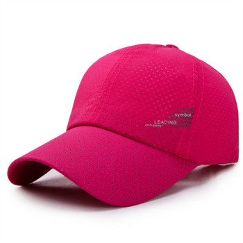 Νέο γυναικείο ανδρικό καπέλο ψαρέματος γκολφ που στεγνώνει γρήγορα, ρυθμιζόμενο καπέλο μπέιζμπολ Unisex