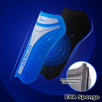 1 чифт футболни подложки за пищяли EVA гъба Futbol Soccer Shin Guard Дишащи футболни консумативи L158