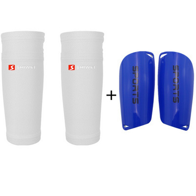 1 paar jalgpalli kaitsvaid sokke, millel on tasku jalgpalli jaoks säärekaitsmed säärevarrukad toetavad säärekaitset täiskasvanutele