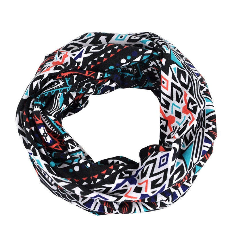 Sport futósapka Sál Felnőtt Geometrikus Nyomtatott Napernyő Légáteresztő Elasztikus Kalap Nyak Melegítő Utazási Fejfedő Sál Kalapok