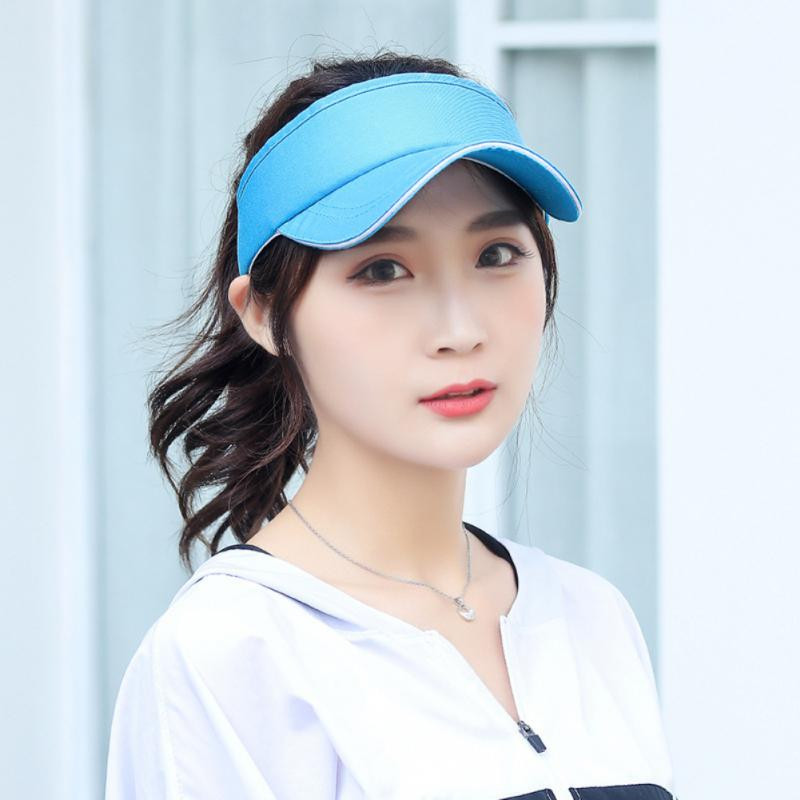 Pălărie pentru soare de vară Protecție UV Femei Bărbați Pălărie de top goală Căciulă de golf în aer liber Tenis de plajă Pălărie sport Echipament de golf