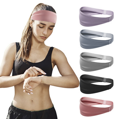 Sports Yoga Fitness Headband Γυναικείες Άνδρες Stretch Sweatband Hair Band Elasticity Πετσέτα Headband Headwear Absorb Sweat Head Band