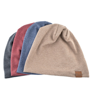 2023 Пролетен и есенен пуловер Шапка Свободна плетена шапка за свободното време Мъжки и дамски шапки за открито Ежедневна шапка Шапка за бягане
