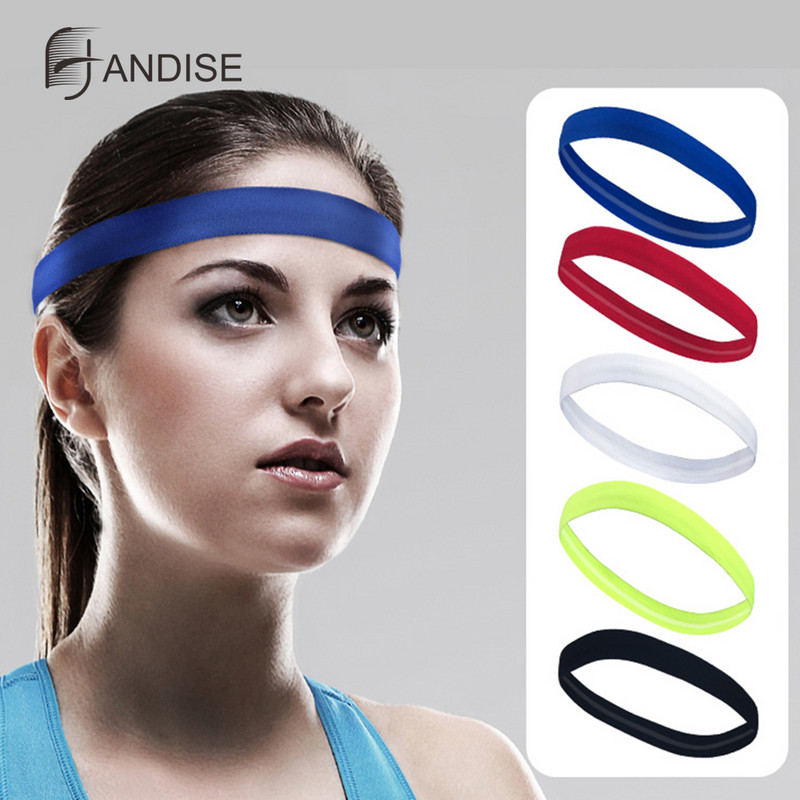 Banda anti-alunecare Bărbați Femei Bandă pentru transpirație Sport Fitness Bandă Tenis Badminton Baschet Bentite pentru alergare Bandă pentru transpirație pentru păr