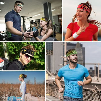 Γοτθικό κρανίο κεφαλόδεσμος Scary Sweatband Sweat Bandage Sport Head Hair Band Προπόνηση Τένις Γυμναστήριο Τζόκινγκ Μπάσκετ Γυναίκες Άντρες