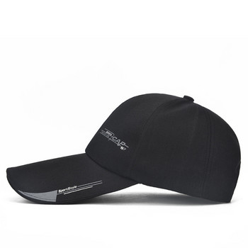 Καλοκαιρινό διχτυωτό καπέλο μπέιζμπολ για άντρες Γυναικείο καπέλο για τρέξιμο για κάμπινγκ με μοντέρνο γράμμα ρυθμιζόμενο καπέλο ηλίου για υπαίθριο καπέλο casual visors