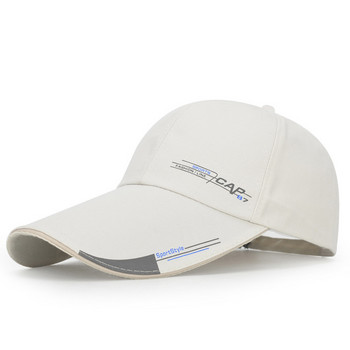 Καλοκαιρινό διχτυωτό καπέλο μπέιζμπολ για άντρες Γυναικείο καπέλο για τρέξιμο για κάμπινγκ με μοντέρνο γράμμα ρυθμιζόμενο καπέλο ηλίου για υπαίθριο καπέλο casual visors