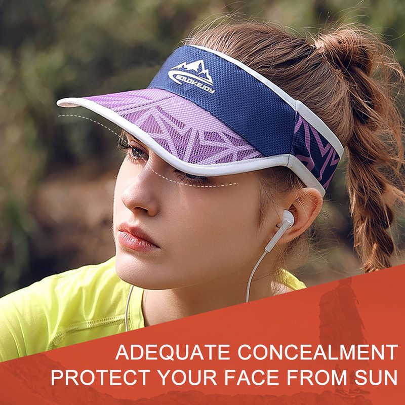 Välispordi Unisex tühi silindrimüts Päikesevari Jooksmine Jalgrattasõit Mägironimismüts Kiiresti kuivav hingav rattapeakate