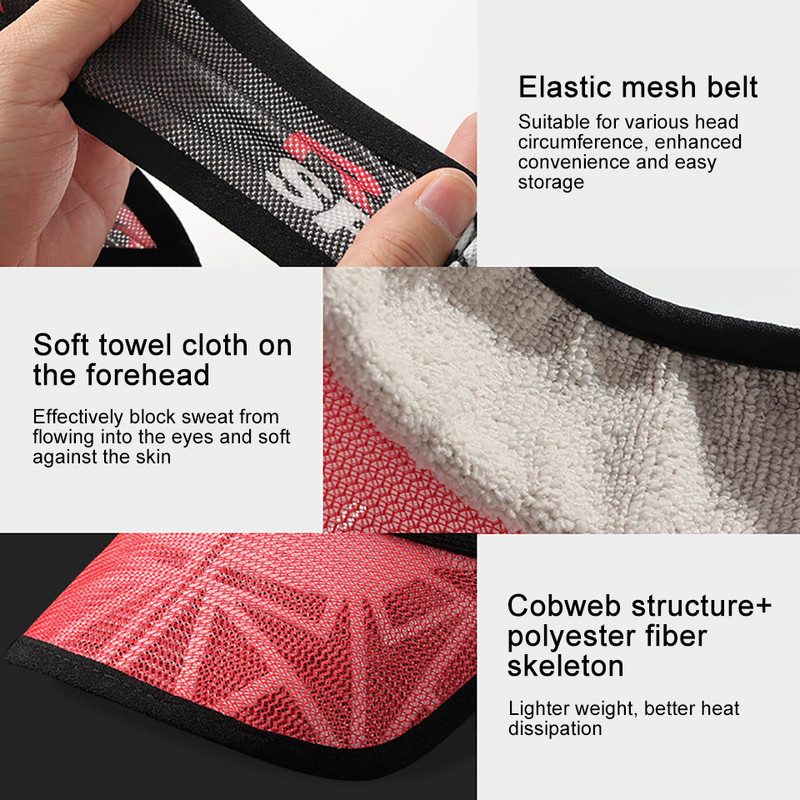 Välispordi Unisex tühi silindrimüts Päikesevari Jooksmine Jalgrattasõit Mägironimismüts Kiiresti kuivav hingav rattapeakate