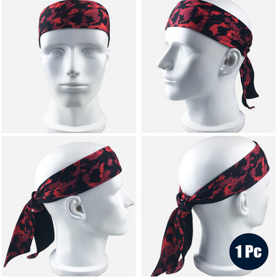 Sporta galvas saite, elastīga vīriešu jogas skriešanas matu lente āra sporta galvas stīpa fitnesa josla