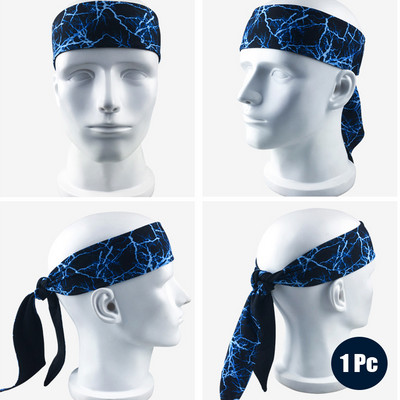 Sporta galvas saite, elastīga vīriešu jogas skriešanas matu lente āra sporta galvas stīpa fitnesa josla