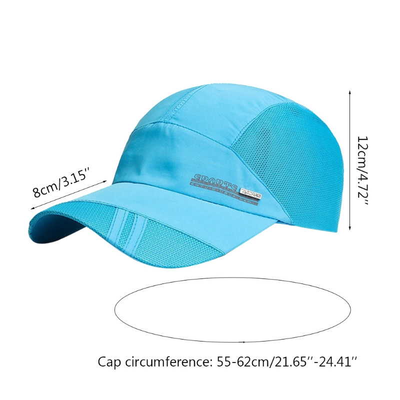 03KA Quick Dry állítható hálós baseball sapka kültéren könnyű tenisz sapka futás sport sport futás baseball