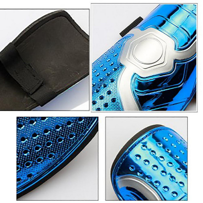 1 pereche de apărători de fotbal pentru adulți Protector pentru picioare Tibie pentru fotbal, din plastic, pentru sport în aer liber, echipament de protecție pentru picioare, Tibie respirabilă