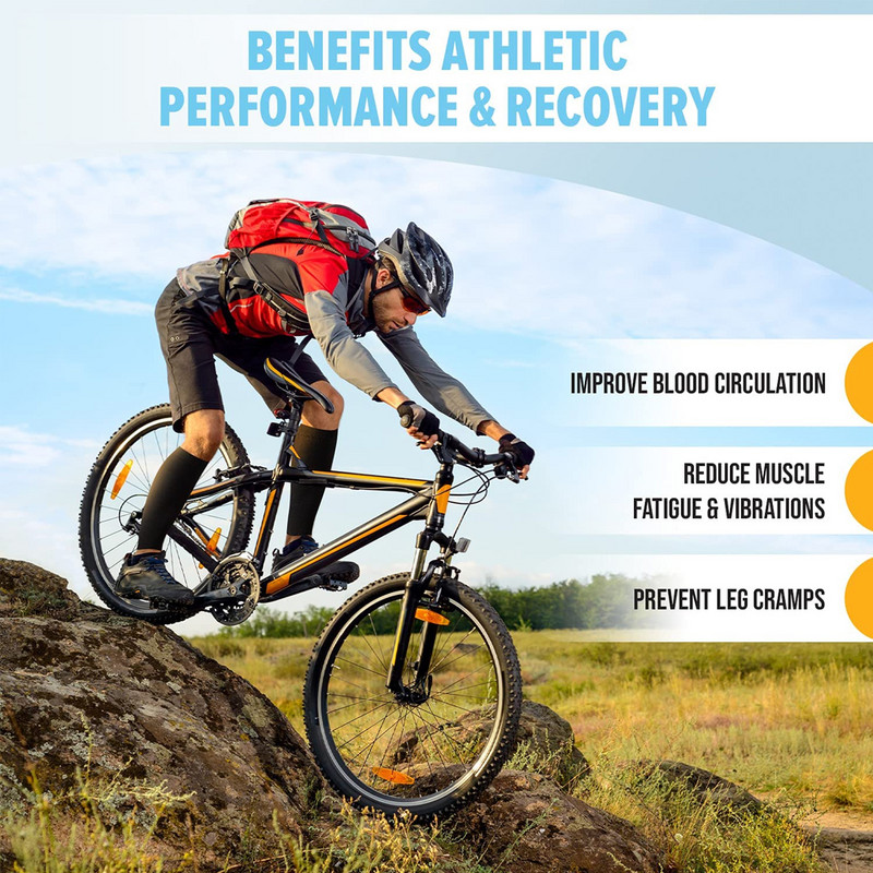 1 pár nagyobb méretű S-7XL futó atlétika kompressziós ujjú láb láb vádli férfi 30-40 Hgmm lábujj nélküli harisnya Orvosi visszér zokni