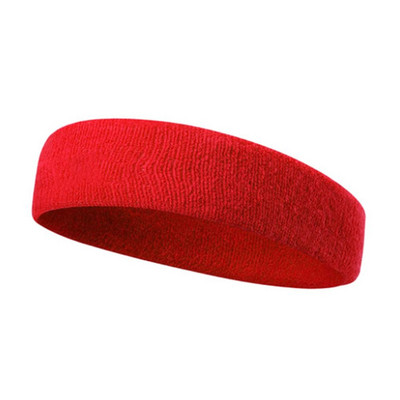 Kokvilnas sporta galvas saite, elastīga sviedru lente sievietēm vīriešiem basketbols sporta zāle fitnesa sviedru lente volejbolam tenisam skriešanai