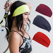 2021. Najnovije unisex jednobojne trake za kosu, elastične trake za muškarce, žene, rastezljive trake za kosu za fitness na otvorenom, trake za kosu