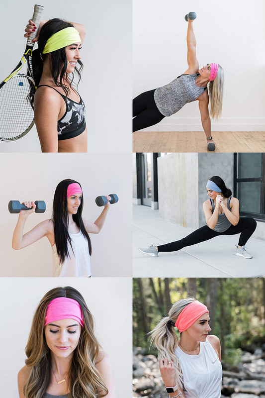 2021. Najnovije unisex jednobojne trake za kosu, elastične trake za muškarce, žene, rastezljive trake za kosu za fitness na otvorenom, trake za kosu