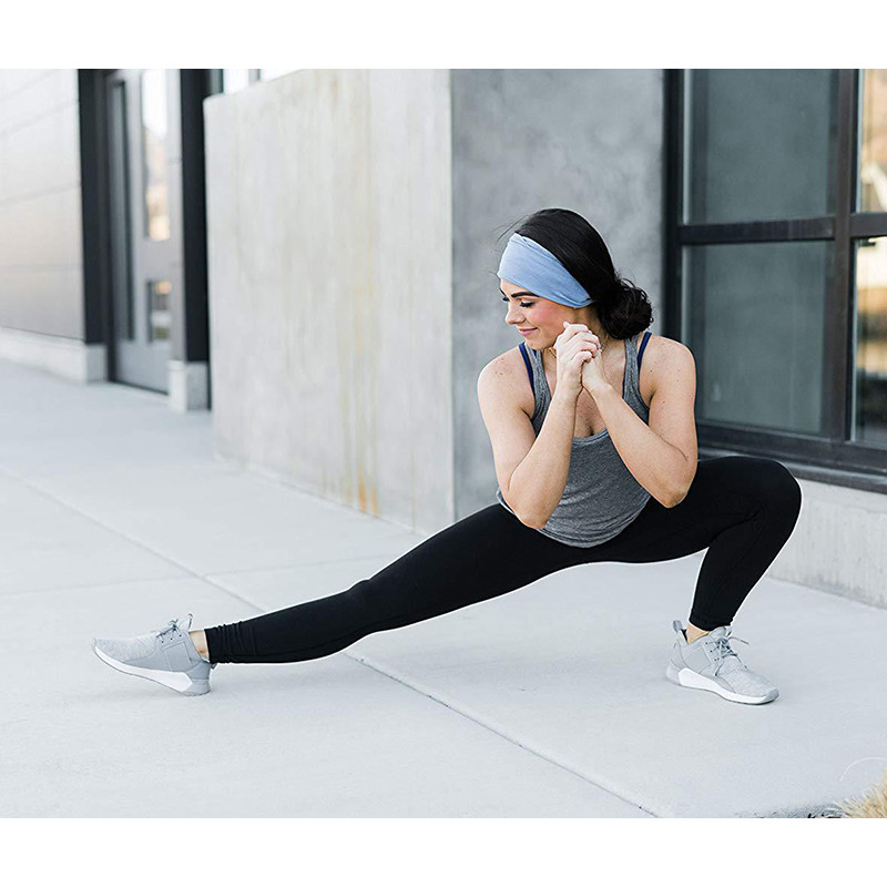 2021. Najnovije unisex jednobojne trake za kosu, elastične trake za muškarce, žene, rastezljive trake za kosu za fitness na otvorenom, trake za kosu