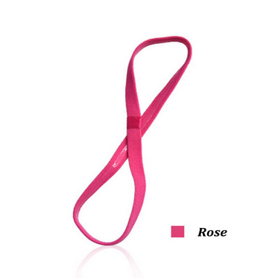 Elastīga Jogas Matu Lenta Galvas Lente Plāna Sporta Fitness Elastīga Neslīdoša Sviedrus absorbējoša galvas saite Sporta zāle Skriešana