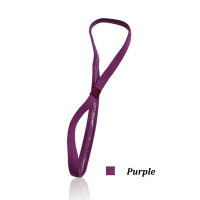 Elastīga Jogas Matu Lenta Galvas Lente Plāna Sporta Fitness Elastīga Neslīdoša Sviedrus absorbējoša galvas saite Sporta zāle Skriešana