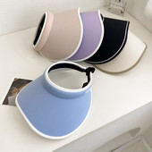 Täiskasvanute suvemüts naistele UV-vastane laia äärega visiirmüts Kerge kaasaskantav reisimütsid Ranna päikesekaitsemütsid Sport pesapallimüts