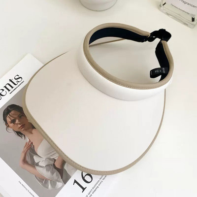 Täiskasvanute suvemüts naistele UV-vastane laia äärega visiirmüts Kerge kaasaskantav reisimütsid Ranna päikesekaitsemütsid Sport pesapallimüts