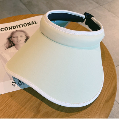 Täiskasvanute suvemüts naistele UV-vastane laia äärega visiirmüts Kerge kaasaskantav reisimütsid Ranna päikesekaitsemütsid Sport pesapallimüts