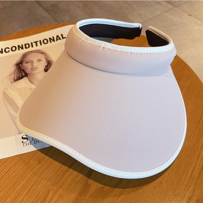 Täiskasvanute suvemüts naistele UV-vastane laia äärega visiirmüts Kerge kaasaskantav reisimütsid Ranna päikesekaitsemütsid Sport pesapallimüts