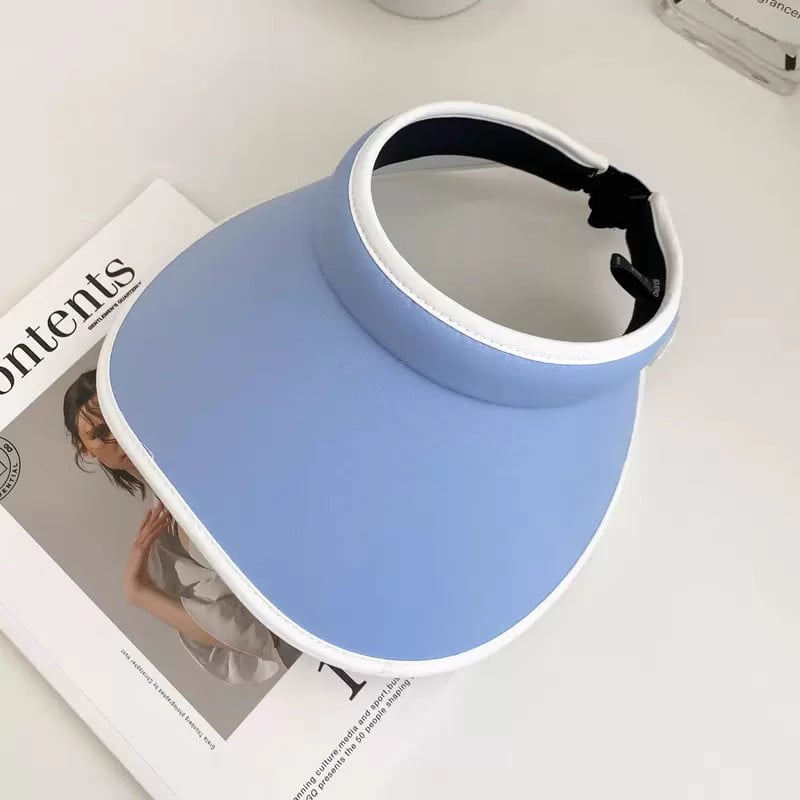 Täiskasvanute suvemüts naistele UV-vastane laia äärega visiirmüts Kerge kaasaskantav reisimütsid Ranna päikesekaitsemütsid Sport pesapallimüts