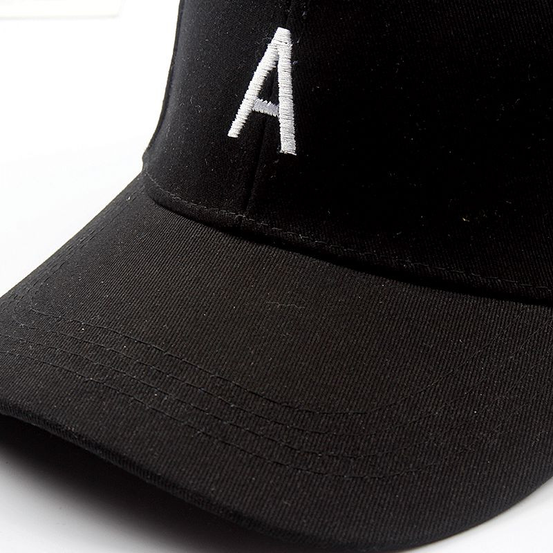 Bărbat Femeie Litera A Inimă Roșie Pălărie de baseball Căciulă de soare de cuplu ajustabilă Snapback Stil coreean Camping Ciclism Plajă Pălărie de soare de culoare solidă