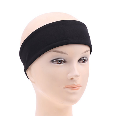 1PC Спортни ленти за коса за изпотяване на главата Фитнес зала Йога Дамски упражнения Тенис ракета Бадминтон Грип Разтегателни ленти за глава Спортно оборудване