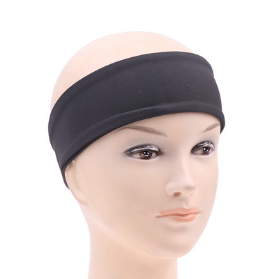 1PC Спортни ленти за коса за изпотяване на главата Фитнес зала Йога Дамски упражнения Тенис ракета Бадминтон Грип Разтегателни ленти за глава Спортно оборудване