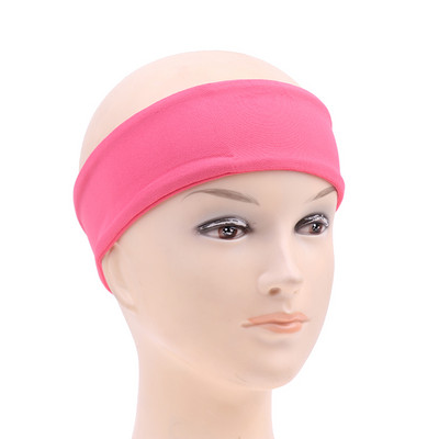 1PC Спортни ленти за коса за изпотяване на главата Фитнес зала Йога Дамски упражнения Тенис ракета Бадминтон Грип Разтегателни ленти за глава Спортно оборудване