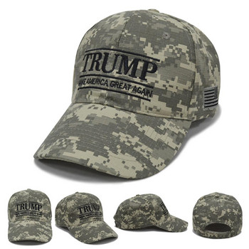 Τραμπ εκλογικό καπέλο μπέιζμπολ 2020 Προσαρμοσμένα αθλητικά καπέλα Εξωτερικού εμπορίου Εκρήξεις Καπέλο καμουφλάζ Τραμπ