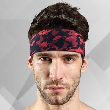 Befusy Lyca Absorbent Sport Sweat Headband Ελαστική ιδρώτα για άντρες και γυναίκες Γιόγκα Hair Bands Head Sweat Bands Gym Sports