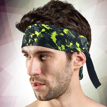 Befusy Lyca Absorbent Sport Sweat Headband Ελαστική ιδρώτα για άντρες και γυναίκες Γιόγκα Hair Bands Head Sweat Bands Gym Sports