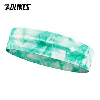 AOLIKES Tennis Headband Αθλητικές μπάντες Ελαστική κεφαλή ιδρώτα Επίδεσμος Τζόκινγκ Γυμναστήριο Γυμναστήριο Γιόγκα Μπάσκετ Μαλλιά Αντιολισθητικά