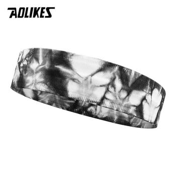 AOLIKES Tennis Headband Αθλητικές μπάντες Ελαστική κεφαλή ιδρώτα Επίδεσμος Τζόκινγκ Γυμναστήριο Γυμναστήριο Γιόγκα Μπάσκετ Μαλλιά Αντιολισθητικά