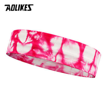 AOLIKES Tennis Headband Αθλητικές μπάντες Ελαστική κεφαλή ιδρώτα Επίδεσμος Τζόκινγκ Γυμναστήριο Γυμναστήριο Γιόγκα Μπάσκετ Μαλλιά Αντιολισθητικά