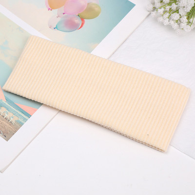 Bandă de transpirație de modă din bumbac tricotată Bandă de păr cu boruri late Banda elastică pentru sport pentru yoga Bandă pentru cap Bandă de păr simplă de culoare pură Femeii