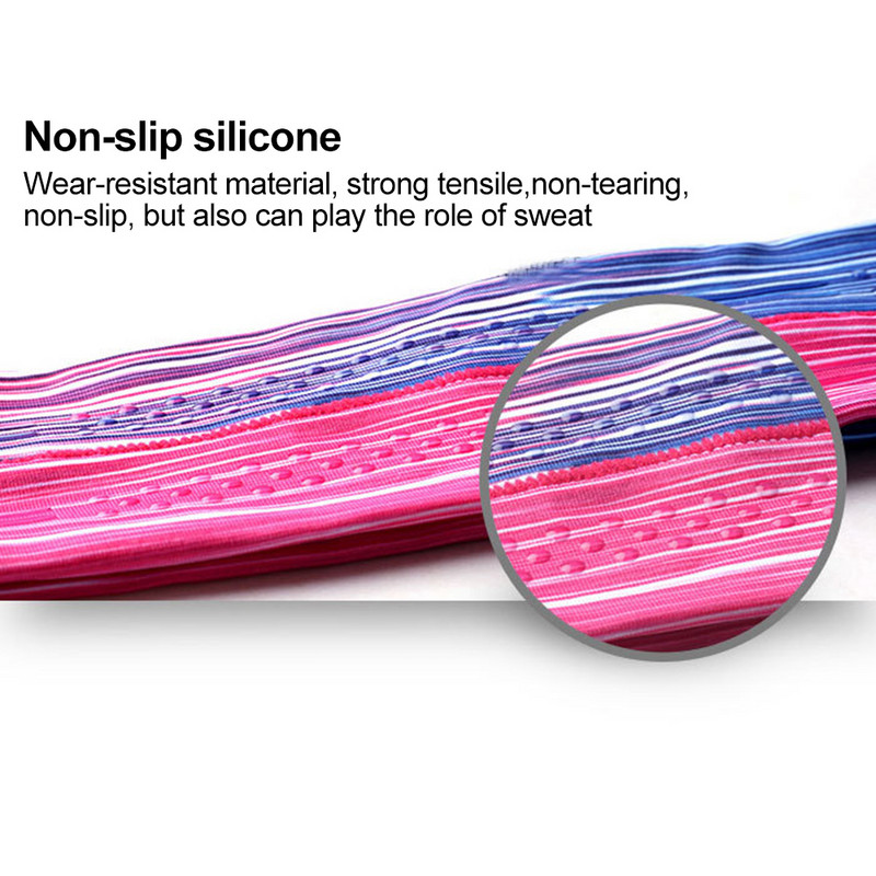 Neklizajuće trake za znojenje Traka za glavu Grip Tenis za jogu Košarka Trčanje Sport Atletsko trčanje Sportska znojnica Traka za kosu za kosu