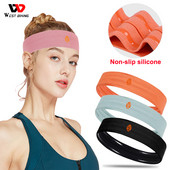 WEST BIKING libisemiskindel silikoonist higipael Teadusliku higistamisdisainiga juuksepael Hingav hubane spandex peapael Sport peakatted