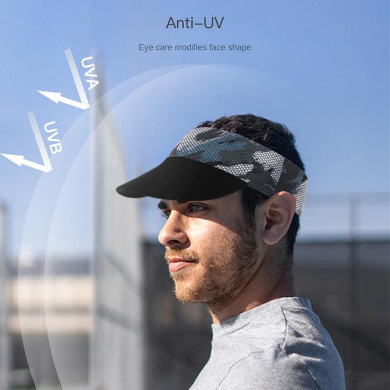 Suvine päikesekaitsemüts Tühi ülaosa päikesevarjumüts Täiskasvanute õuessport Jooks Kiirelt kuivav hingav päikesekaitsemüts Pesapallimüts