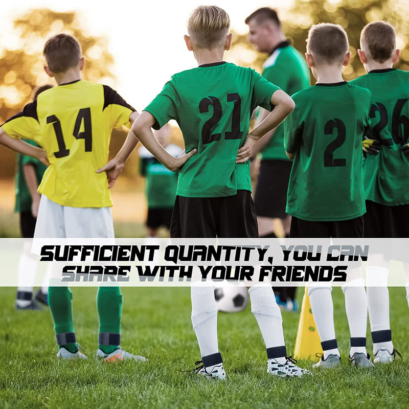 1 pár foci lábszárvédő pánt, állítható lábszárvédő, fix pánttal, csúszásgátló könnyű foci bokavédő gyerekeknek, ifjúsági labdarúgáshoz