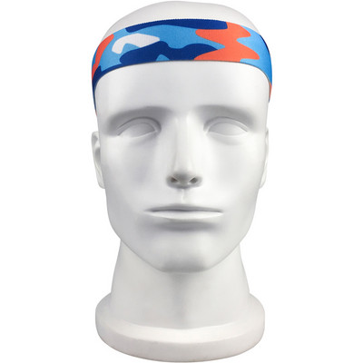 Befusy Ανδρικό Γυναικείο ιδρώτα που απομακρύνει την υγρασία Αντιολισθητικό Γυναικείο Γυμναστήριο γιόγκα Υψηλή ελαστική αθλητική ζώνη κεφαλής Unisex 6 χρωμάτων