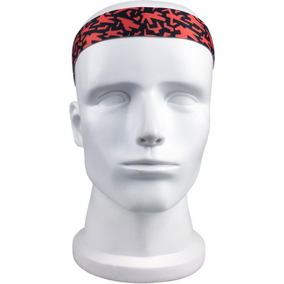 Befusy Ανδρικό Γυναικείο ιδρώτα που απομακρύνει την υγρασία Αντιολισθητικό Γυναικείο Γυμναστήριο γιόγκα Υψηλή ελαστική αθλητική ζώνη κεφαλής Unisex 6 χρωμάτων