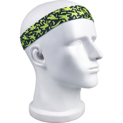 Befusy Ανδρικό Γυναικείο ιδρώτα που απομακρύνει την υγρασία Αντιολισθητικό Γυναικείο Γυμναστήριο γιόγκα Υψηλή ελαστική αθλητική ζώνη κεφαλής Unisex 6 χρωμάτων