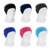 Топла поларена лента за пот Бягане Спортна форма Йога Еластична лента за глава Фитнес Колоездене Тенис Мека превръзка за коса Покривало за уши Забрадка за мъже Момиче