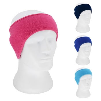 Ζεστό Fleece Sweatband Running Sport Fit Yoga Elastic Headband Γυμναστήριο Ποδηλασία Τένις Μαλακός επίδεσμος μαλλιών Κάλυμμα αυτιού Μαντήλι ανδρών Κορίτσι