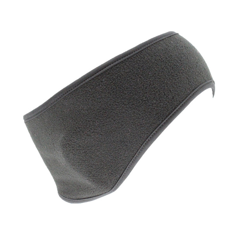 Топла поларена лента за пот Бягане Спортна форма Йога Еластична лента за глава Фитнес Колоездене Тенис Мека превръзка за коса Покривало за уши Забрадка за мъже Момиче